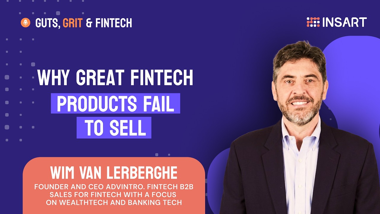 Guts, Grit & Fintech podcast episode featuring Wim Van Lerberghe